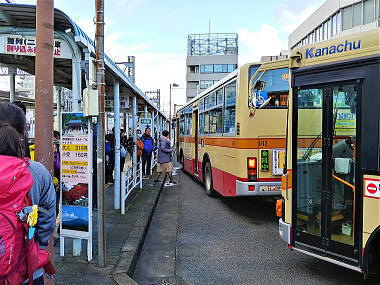 大山ケーブル行きに乗車