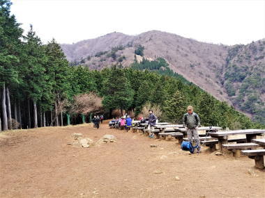 見晴台より大山を望む