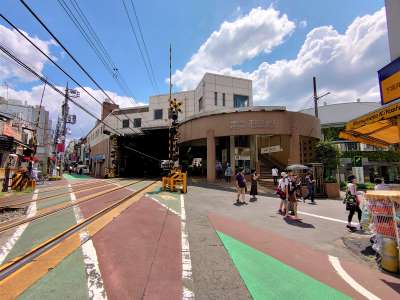 下高井戸駅から出発です