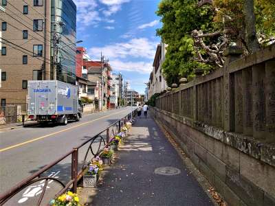 帝釈天を右手に置いて進む