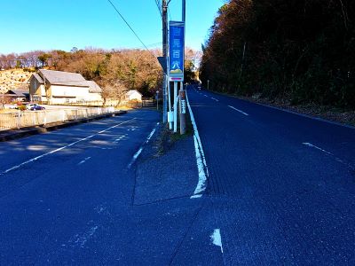 Y字路を左へ