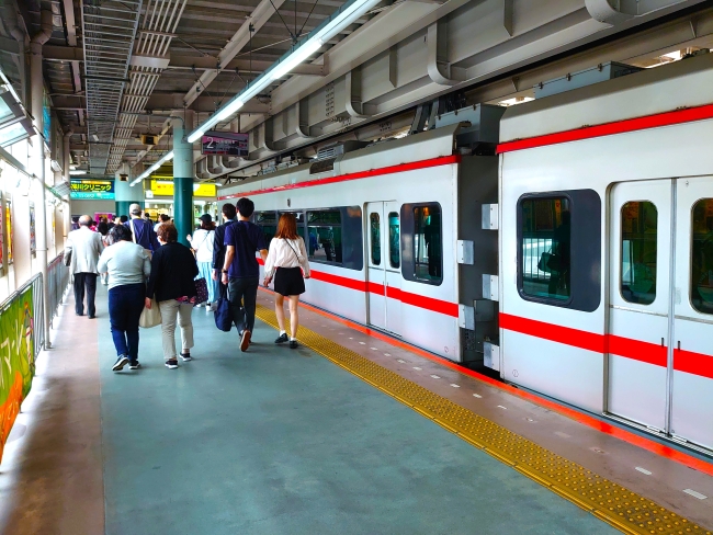 大船駅に到着
